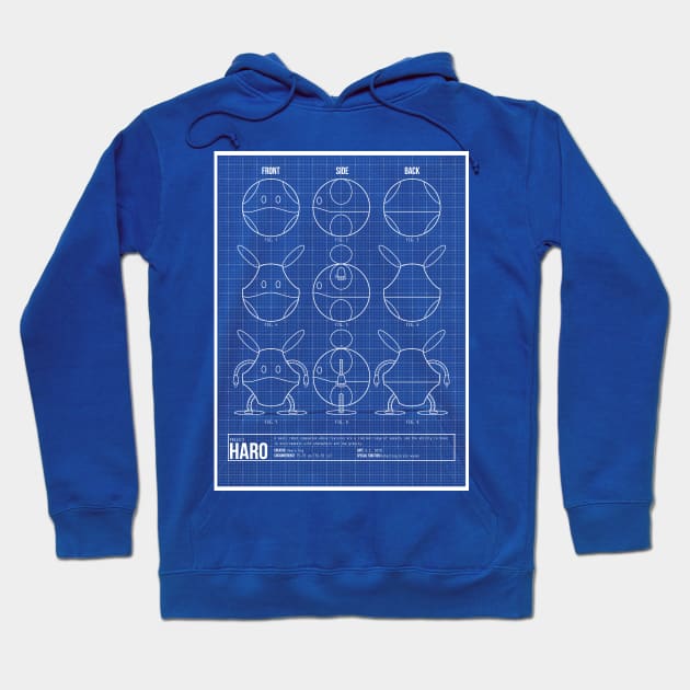 Haro Blueprint Hoodie by nay__b